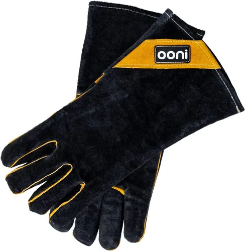 Guantes para parrilla Ooni - Resistente al calor y al fuego, guantes protectores a prueba de calor perfectos para cocinar al aire libre, parrilla,