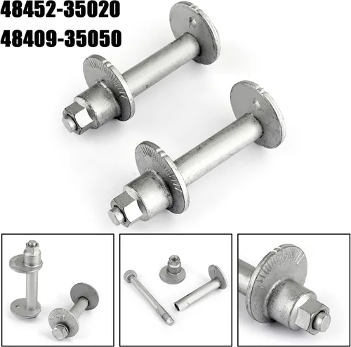 Miniatura 5 de Kit de pernos de leva para automóvil, 2 unidades de placa de leva de control inferior para Toyota 4Runner 96-02 Tacoma 95-04