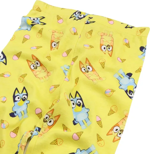 Miniatura 6 de Bluey Conjunto de pijama de algodón ajustado de 4 piezas, suave y lindo para niñas
