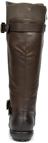 Miniatura 5 de DREAM PAIRS - Botas de invierno altas hasta la rodilla con forro de piel sintética para mujer