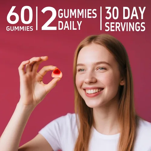 Miniatura 5 de Gomitas de equilibrio femenino, suplemento de equilibrio premium para mujeres, salud del PH, apoyo inmunológico, apoyo energético, vegano, sin
