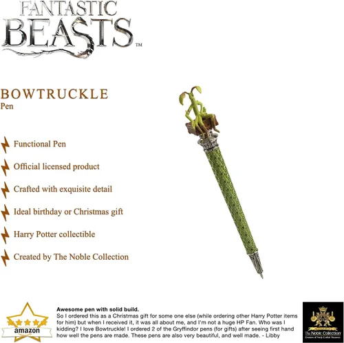 Miniatura 3 de The Noble Collection Animales Fantásticos Pen- Bowtruckle