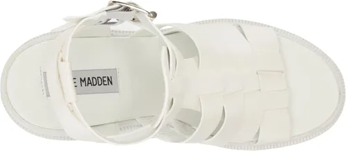 Miniatura 5 de Steve Madden Womens Cosmic Faux Leather Ankle Strap Gladiator Sandals