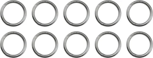 US Stainless 10 piezas de acero inoxidable 316 anillo redondo soldado 1/4 pulgadas x 1 5/8 pulgadas (0.236 in x 1.575 in de diámetro interior) grado