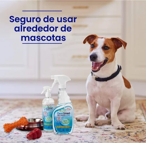 Miniatura 2 de CleanSmart Limpiador diario de superficies y desinfectante seguro para mascotas, mata el 99.9% de los virus, bacterias, botella de 23 onzas