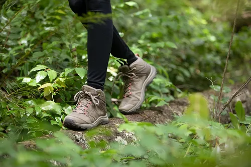 Miniatura 6 de KEEN Terradora 2 - Botas de senderismo impermeables de piel de altura media para mujer BrindleRedwood