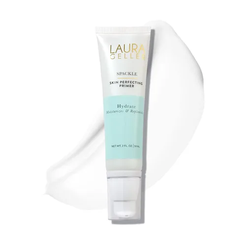 Laura Geller New York Spackle Primer - Hidratar - Super-Tamaño 59.1 ml - Primer de maquillaje de ácido hialurónico para piel madura