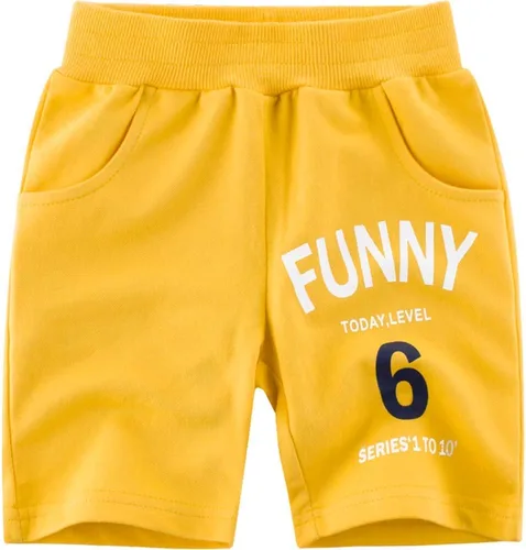 Miniatura 2 de Paquete de 2 pantalones cortos deportivos de punto de verano para niños y niñas, pantalones cortos suaves casuales para bebés