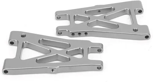 Miniatura 5 de Tbest Brazo de suspensión CNC RC, 2 piezas de aleación de aluminio trasera inferior suspensión accesorios para 4WD Optima 1/10 RC Off-Road Vehículo