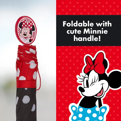 Miniatura 10 de Disney Paraguas para niños, Frozen/Princesa/Minnie Mouse para niños pequeños y niñas de 3 a 6 años