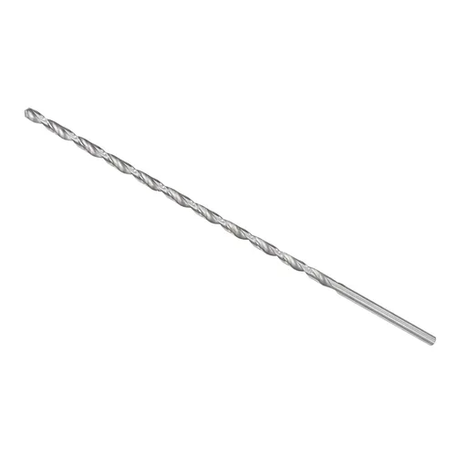 Miniatura 107 de Broca helicoidal extra larga, 0.276 in de diámetro de taladro 9.843 in de longitud total, broca helicoidal de acero de alta velocidad