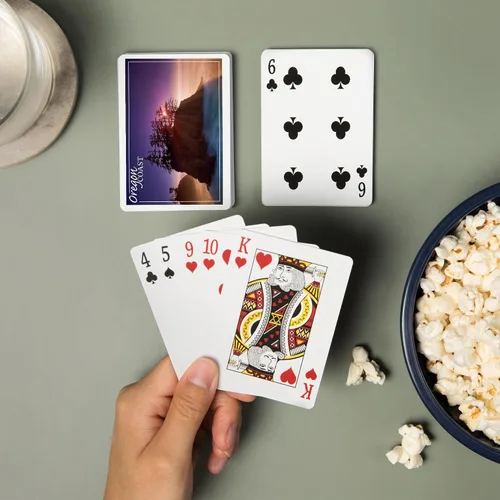 Miniatura 2 de Lantern Press Oregon Coast, Ocean Island Sunset (52 cartas de juego, baraja de cartas de tamaño póker con comodines)