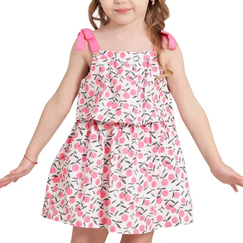 Sosomi Vestido sin mangas para niña pequeña, vestido de niña 6M-5T, vestido floral para niñas pequeñas, vestido de verano para niñas, vestidos de
