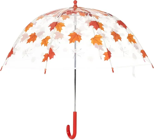 Miniatura 2 de Tienda Basics Sombrilla de burbujas transparente para niños Hoja Arce Hoja de arce