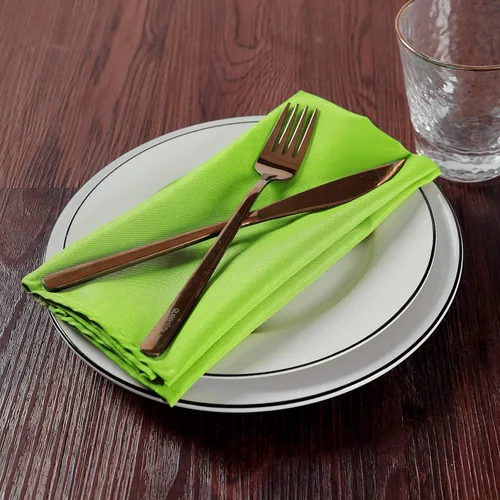 Miniatura 6 de Cupuamon Servilletas de Tela 20x20 pulgadas de Poliéster Lavables Servilletas de Cena Suaves Servilletas de Mesa para Bodas Fiestas Cenas Banquetes