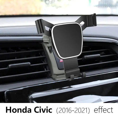 Miniatura 2 de Soporte de teléfono de coche para 10ª generación 2016-2021 Honda Civic Auto Accesorios Soporte de navegación Decoración interior Soporte de teléfono