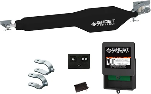 Miniatura 10 de Sistema automático de apertura para puertas batientes de hasta 20 pies de longitud, de Ghost Controls, negro, TDS2, 12.00 volts