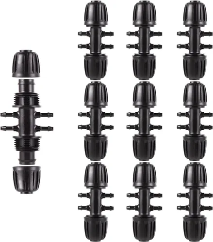 Miniatura 7 de Accesorios de tubería de riego de 1/2 pulgada para (1/2 pulgada de diámetro interior x 0.6-0.63 pulgadas de diámetro) 0.630 in de tubería de goteo