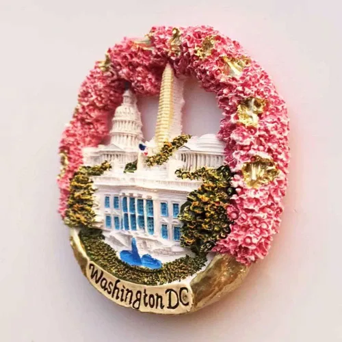Miniatura 4 de Washington D.C. USA America Magnet 3D Resina imán de nevera recuerdo viaje ciudad colección