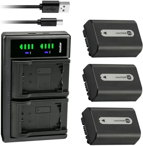 Miniatura 6 de Kastar NP-FH50 LTD2 USB Battery Charger Replacement for Sony DCR-SR36, DCR-SR37, DCR-SR38, DCR-SR40, DCR-SR42, DCR-SR45, DCR-SR46, DCR-SR47