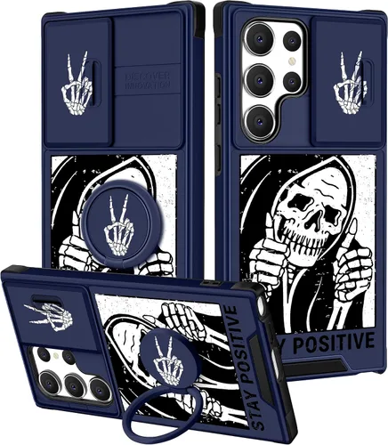 Miniatura 90 de Funermei Funda para teléfono Samsung Galaxy Note 10 Plus – Funda femenina bonita para niñas, diseño inspirador estético con funda para cámara