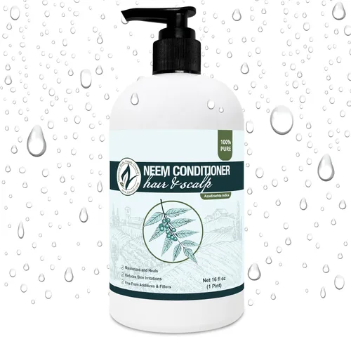 Zatural Neem - Acondicionador para el cuero cabelludo y el cabello, fórmula de acondicionamiento profundo con extractos botánicos, apoya la