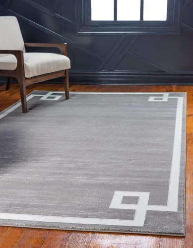 Miniatura 39 de Unique Loom Colección Uptown de Jill Zarin - Alfombra moderna con textura de estilo griego, color beige (1.25 x 1.85 m)