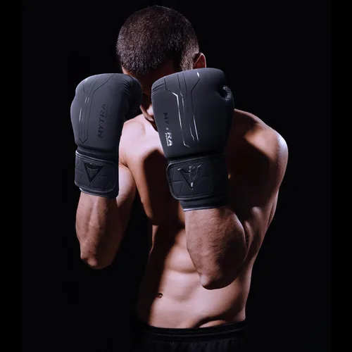 Miniatura 3 de Mytra Fusion Boxing Gloves Included with Free Hand Wraps Punching Gloves MMA Training Muay Thai Gloves Men & Women Kickboxing Gloves