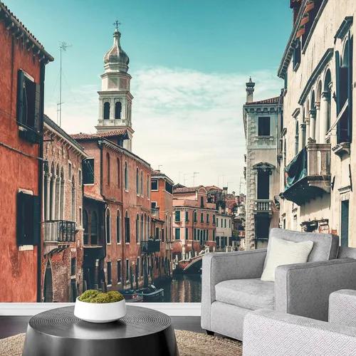wall26 Adhesivo mural removible para pared, puente del canal de Venecia, Italia, arquitectura, paisaje, fotografía, realismo, bohemio, paisaje