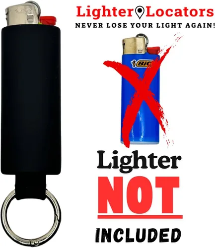Miniatura 4 de Lighter Holder for J6 BIC Lighters. Keychain Lighter Case. Silicone Keychain case has a Spring Clip Attached to Easily Secure to Any Bag, Key Ring