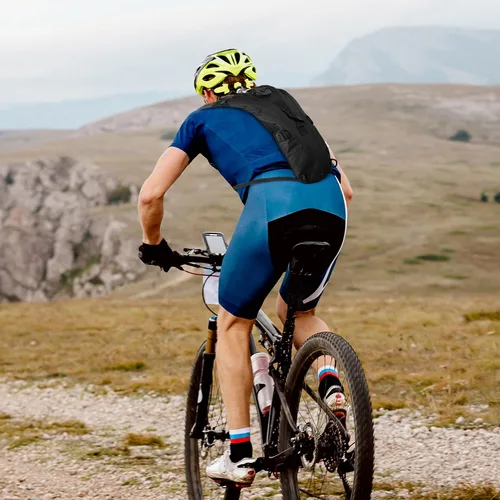 Miniatura 6 de Mochila de hidratación con vejiga de agua de 3 L, mochila táctica de agua ligera, paquete de hidratación para senderismo, ciclismo, correr