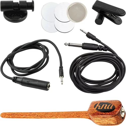 Miniatura 7 de KNA SG-1 Pastilla piezoeléctrica montada en puente para guitarra acústica, cuerda de acero, tono natural, país, folk, rock, ligero, desmontable
