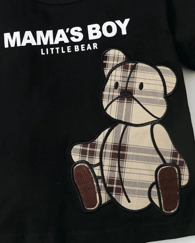 Miniatura 29 de Conjunto de ropa de verano para bebé y niño, camiseta de manga corta de algodón, pantalones cortos de dinosaurios, conjunto de ropa para niño