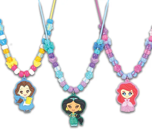 Miniatura 5 de Tara Toys: Calendario de Adviento de Collar de Actividades de Joyería DIY de Princesas Disney, Divertido y Fácil de Hacer, para Tu Pequeña Princesa