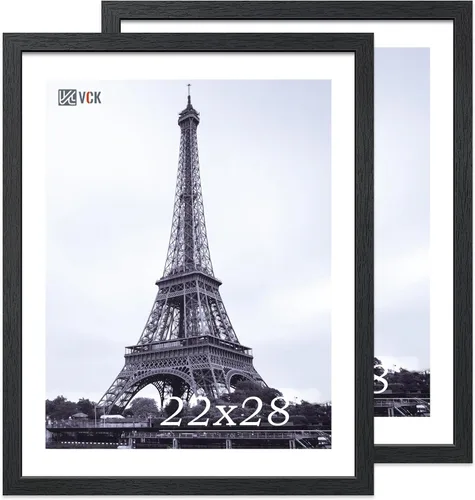 Miniatura 57 de VCK Marco de fotos de 24 x 36 pulgadas, exclusivo marco de póster grande negro para pared, galería en casa, oficina, 1 paquete