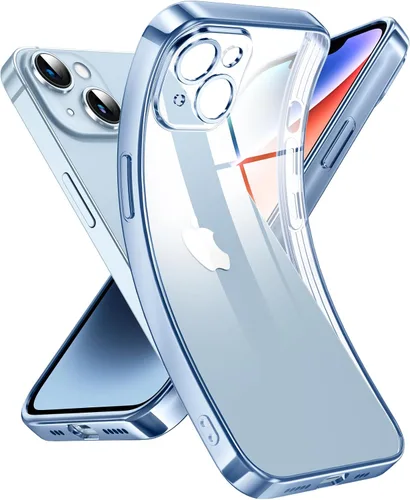 Miniatura 47 de Supdeal Funda transparente para iPhone 13 Pro, no amarillea, protección de cámara, probada en caídas de grado militar, transparente, a prueba
