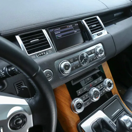 Miniatura 3 de Marco de navegación ABS para Land Rover Range Rover Sport RR Sport 2010-2013, Negro