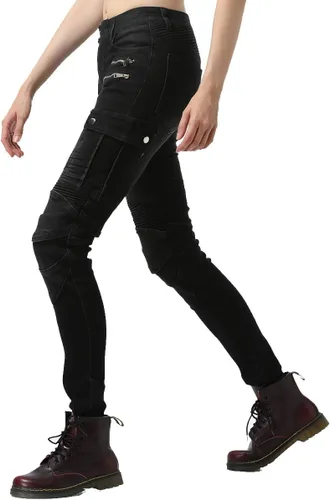 Miniatura 4 de Takuey Pantalones de motociclista para mujer, pantalones de protección para ciclismo