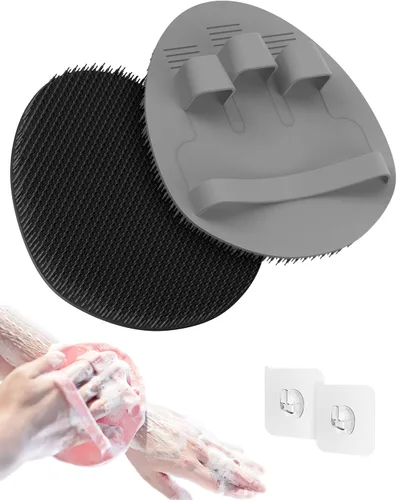 Miniatura 12 de Manmihealth Cepillo de ducha de silicona suave, cepillo corporal y facial de súper espuma, guante de limpieza exfoliante suave para bebé, pieles