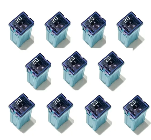 Miniatura 11 de EDS Paquete múltiple de fusibles J Case – 20A, 25A, 30A, 40A, 50A, 60A, 12 fusibles de repuesto para automóviles, camiones, camionetas, vehículos