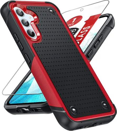 Miniatura 12 de LeYi Funda para Galaxy S21 FE-5G: Funda Samsung S21 FE con protector de pantalla, doble capa protectora de policarbonato duro y TPU suave Android