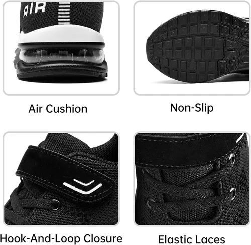 Miniatura 3 de PERSOUL Air Shoes - Zapatillas para niños y niñas, deportivas, para atletismo, gimnasio, correr