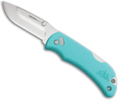 Miniatura 10 de Outdoor Edge Navaja de bolsillo plegable Razor, compacta de 2.2 pulgadas EDC con cuchillas reemplazables RazorSafe, perfecto para llevar a diario