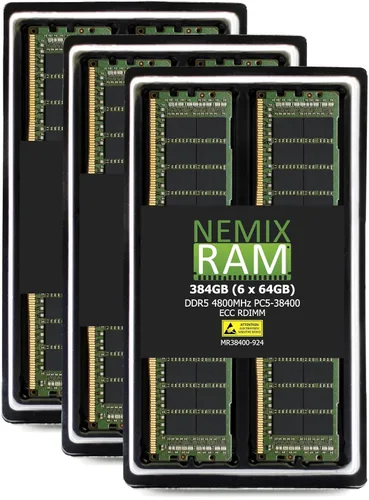 Miniatura 30 de NEMIX RAM Kit de memoria de servidor registrado DDR5 4800MHZ PC5-38400 1Rx4 1.1V CL40 288-PIN ECC RDIMM compatible con ASUS 2U4N Servidor