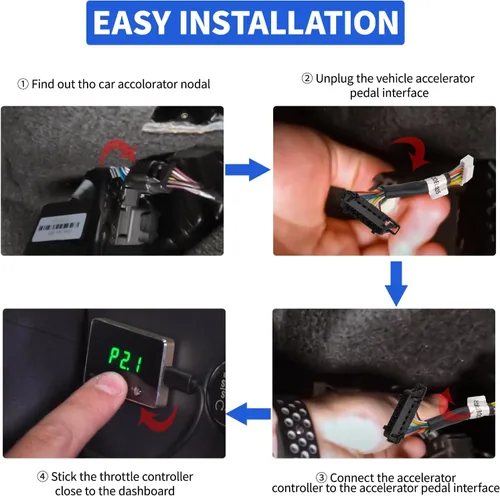Miniatura 6 de Controlador de Respuesta del Acelerador, Pedal de Acelerador Electrónico Inteligente de 9 Modos y 9 Unidades para Carreras para Audi Bentiey PORSCHE