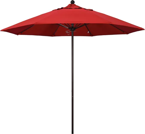 Miniatura 40 de California Umbrella Paraguas comercial para patio de la serie Venture, Negro