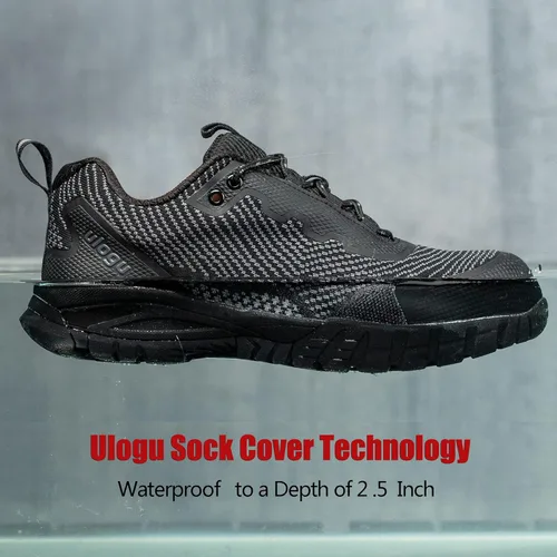 Miniatura 27 de ulogu Zapatos de senderismo impermeables para hombres y mujeres, cómodos, ligeros, antideslizantes, para caminar todo el día, para trabajar y caminar
