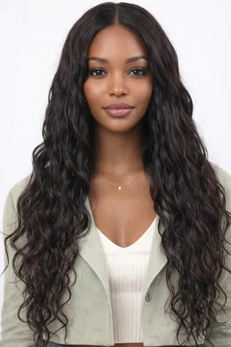 Miniatura 46 de Peluca de cabello humano con encaje frontal en T de 13 x 4 pulgadas, peluca de encaje HD rizado profundo sin pegamento, línea de cabello