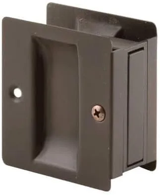 Miniatura 4 de Prime-Line N 7238 - Manija y tirador de puerta de bolsillo, 2-1/2 pulgadas de largo x 1-3/8 pulgadas de ancho x 2-3/4 pulgadas de profundidad