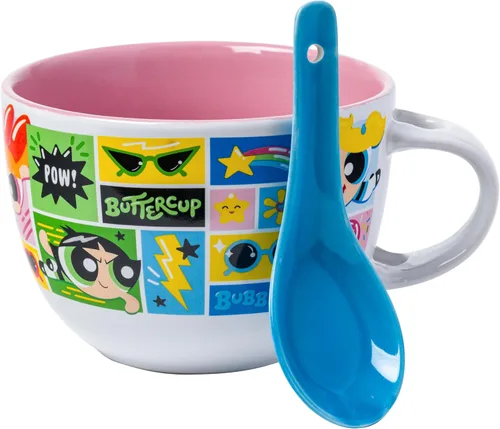 Miniatura 27 de Silver Buffalo Lilo and Stitch With Scrump Ohana Means Family - Juego de cucharas de cerámica para sopa, 24 onzas Lilo & Stitch: Ohana Means Family